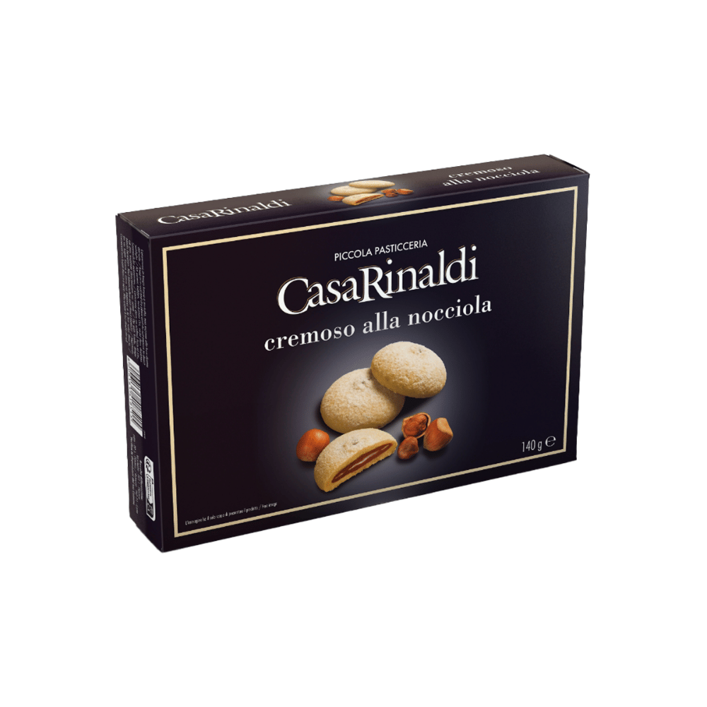 Biscoito Italiano Massa Quebrada Casa Rinoldi 140g Creme de Avelã