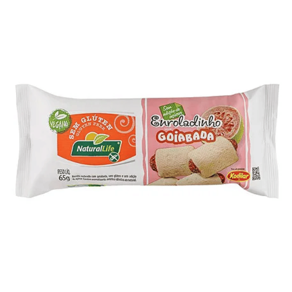 Biscoito Sem Gluten Natural Life 65gr Goiabinha