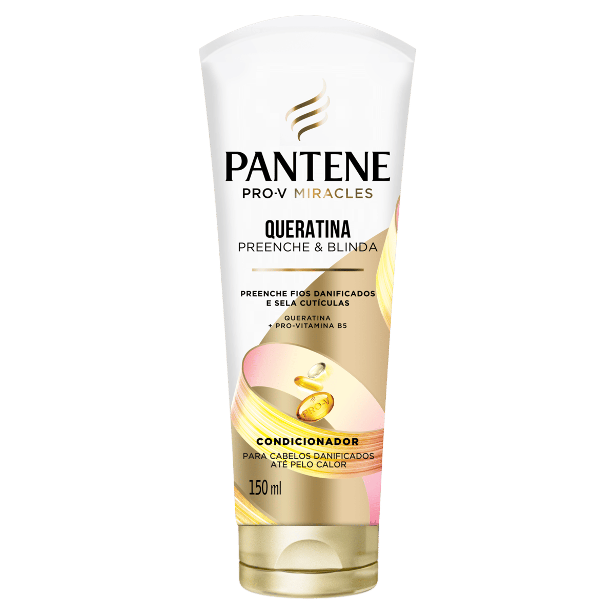 Condicionador Pantene Queratina Preenche & Blinda Bisnaga 150 Ml
