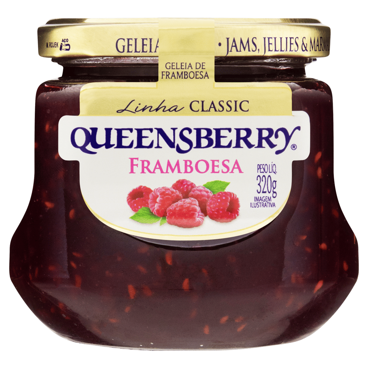 Geleia Framboesa Queensberry Classic 320g