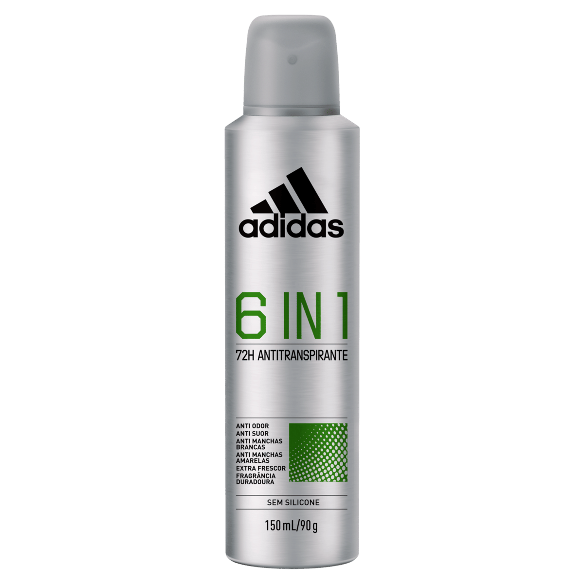 Antitranspirante Aerossol 6 In 1 Adidas 150ml Spray