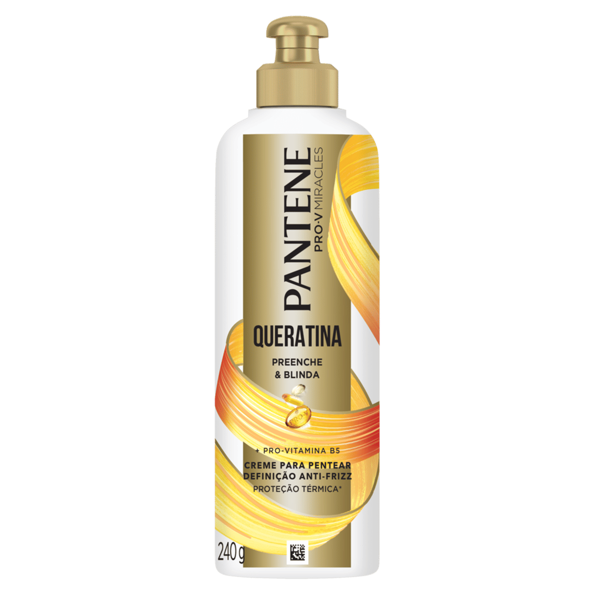 Creme para Pentear Pantene Queratina Preenche & Blinda 240g
