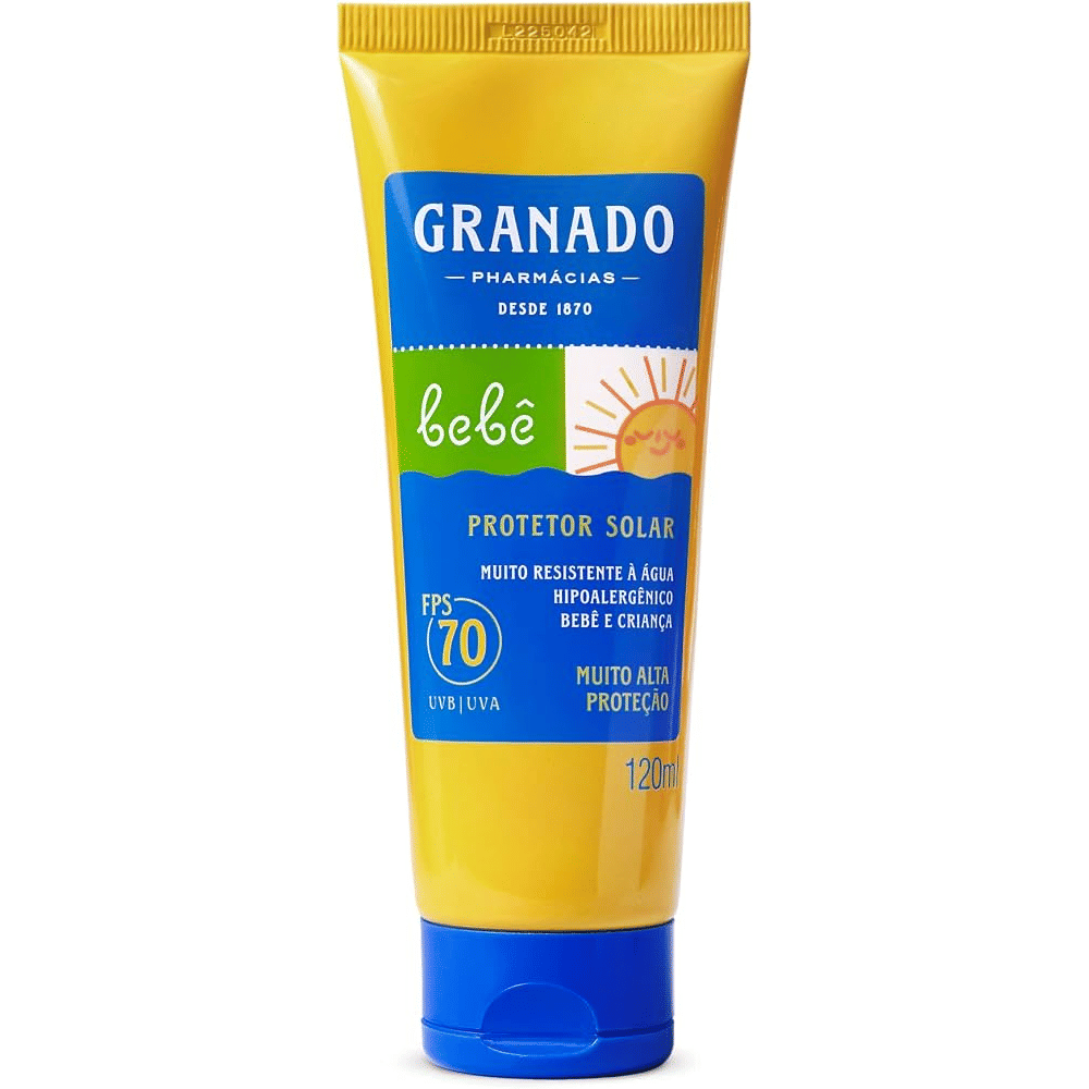 Protetor Solar Bebê Fps 70 120ml